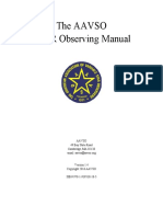 AAVSO DSLR Observing Manual V1-4