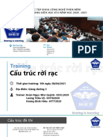 BHT CNPM Training Gi A Kì CTRR - GKII - 20 21