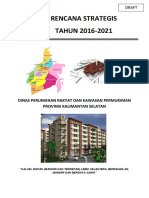 Renstra Tahun 2016-2021 Dinas Perumahan Rakyat - Kawasan Pemukiman