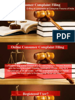 Online Consumer Complaint Filing: E-Filing of Complaints at Consumer Forums of India