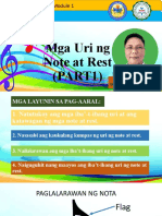 Mga Uri NG Note at Rest (PART1