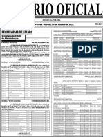 Diário Oficial concede estabilidade e licenças a servidores