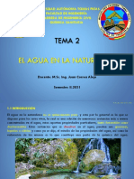 Tema 2, El Agua en La Naturaleza