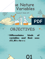 Q1. W2. The Nature of Variables