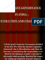 Corporate Governance in India - Evolution and Challenges