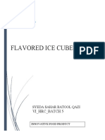 Flavored Ice Cubes: Vi - HRC - Batch 5