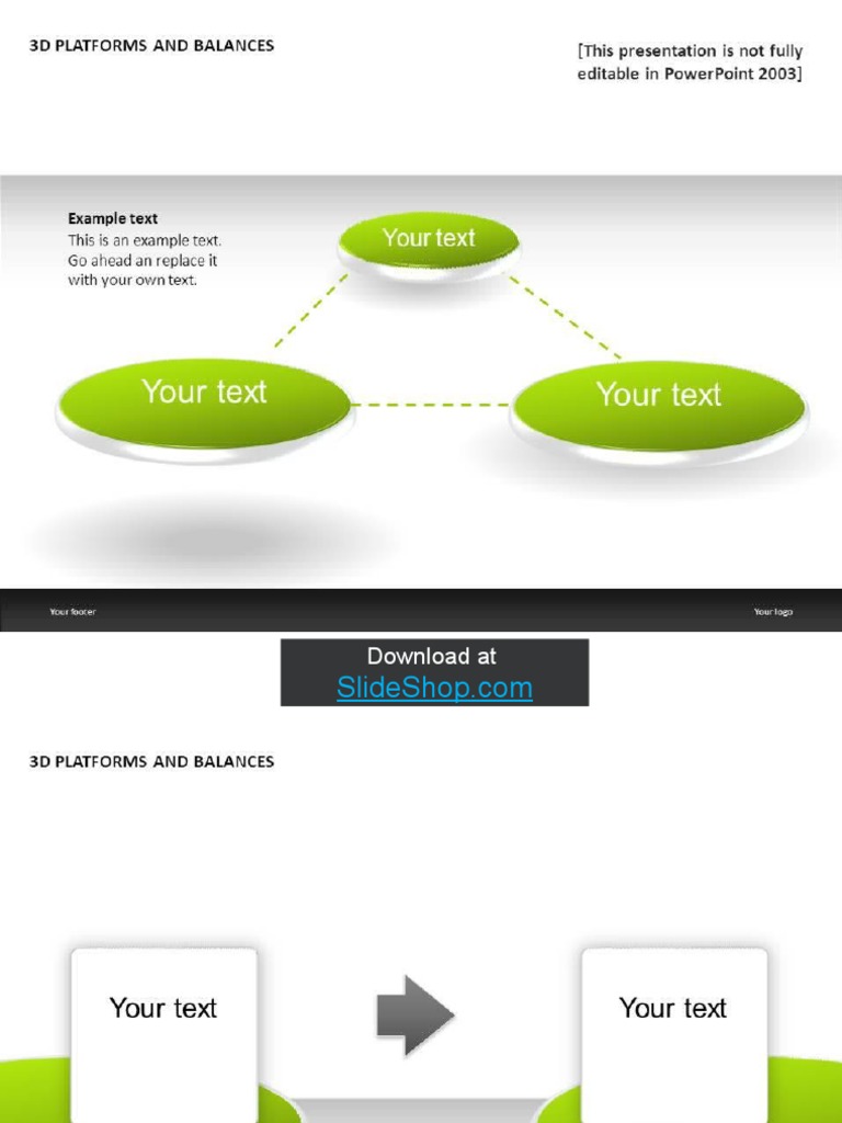3D Platforms & Balances - Green | PDF