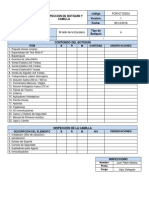 Formato Inspección de Botiquín y Camilla