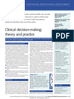 Clinical Decision-Making: Theory and Practice: Continuing Professional Development