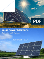 Solar Energy B Plan Sample