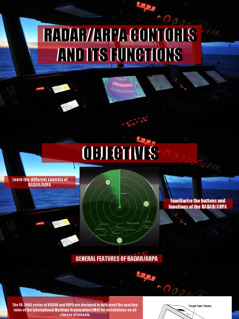 ARPA Radar Controls and Functions | PDF