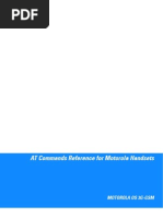 AT Commands Reference For Motorola Handsets