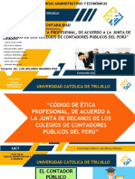 Código de Ética Profesional, de Acuerdo A La Junta de Decanos de Los Colegios de Contadores Publicos Del Perú