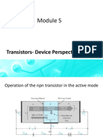 Module 5 Transistors - Device Perspective