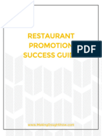 10 Steps to a Successful Restaurant Promotion