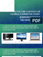 ICT in The Context of Global Communication
