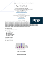 Paper Title (18 Font) : Ahad Ali and Don Reimer (12 Font)