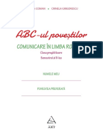 ABC-ul Poveştilor: Comunicare În Limba Română