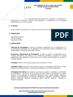 Procedimiento de Seleccion, Evaluación Y Reevaluacion de Proveedores