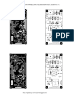 Hoja para Imprimir Con PCB e Identificacion de Componentes Con Preset y Negativo de Bocina Aislado