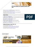 Transfer Matrix Approach To The Analysis of An Arbitrary Quantum Well Structure in An Electric Field