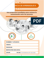 Actividad 2 III Ciclo Exp. 8