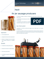Cap Check For Jar Sausage Producers