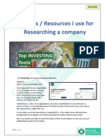 15 Resources I Use for Researching a Company