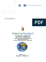 Regulament Natura Si Literatura 2020-2021 Modificat