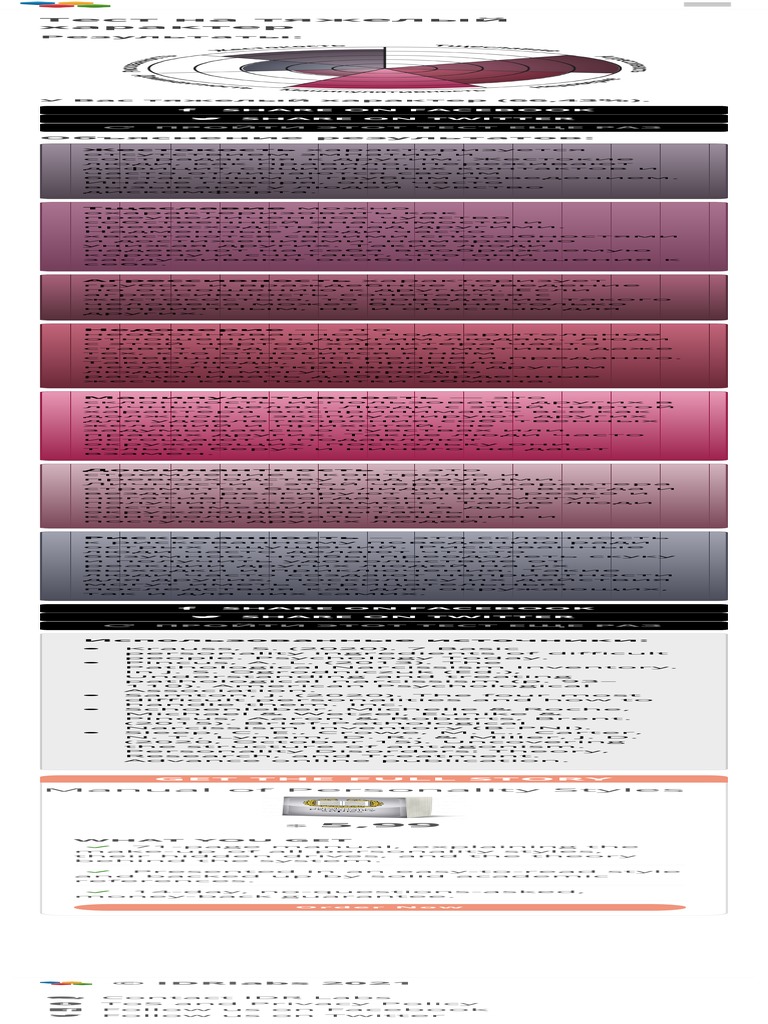 Тест На Тяжелый Характер | PDF