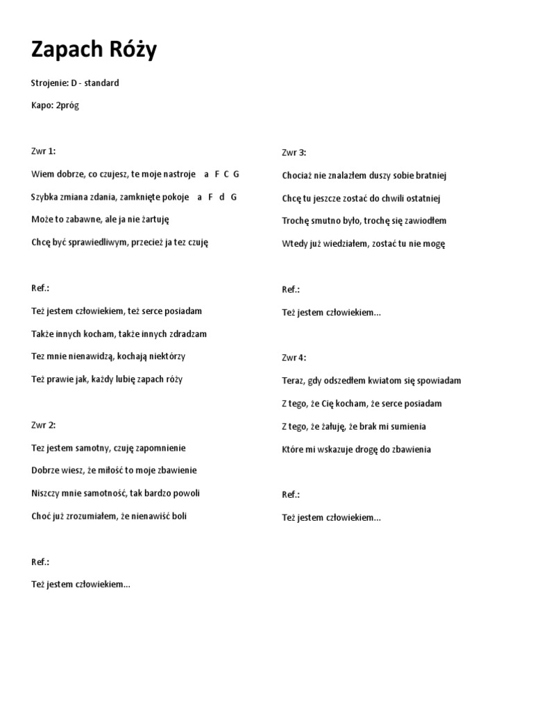 Piosenki Na Gitare PDF