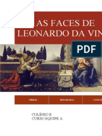 As Faces de Leonardo Da VinciCAPA