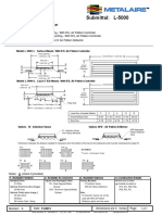 Directional Linear Ceiling Diffuser L-5000 Submittal