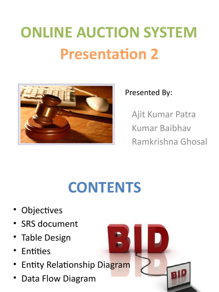 Online Auction System Overview | PDF | Financial Transaction | User ...