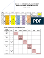 Rol de Turnos Octubre 2021