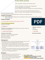 Ascitic Fluids Analysis