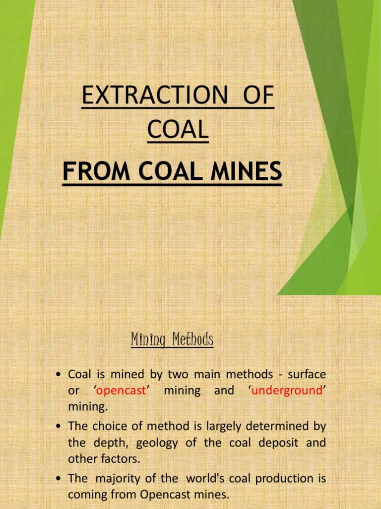 Coal Mining Methods and Equipment Guide | PDF | Coal Mining | Mining