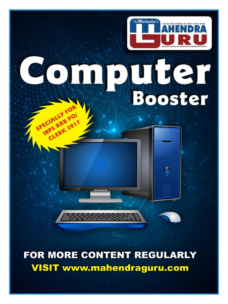 Computer Booster Mahendras | PDF | Random Access Memory | Solid State Drive