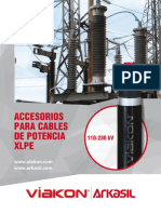 Accesorios para Cables de Potencia XLPE 110 230 KV - Viakon Arkasil