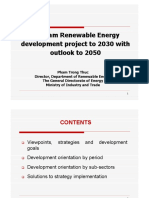 Vietnam's Renewable Energy Development Project to 2030 and Beyond