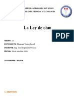 Informe Circuitos Ley de Ohm.