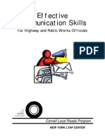 Effective Communication Skills: For Highway and Public Works Officials