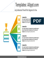 Emphasize Square Bars PowerPoint Diagram Template