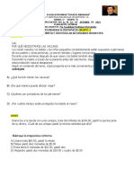 Actividades A Distancia 5° A 11 de Oct.