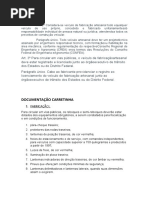 DOCUMENTAÇÃO CARRETINHA