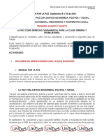 2021 Semana Por La Paz Tercero, Cuarto y Quinto