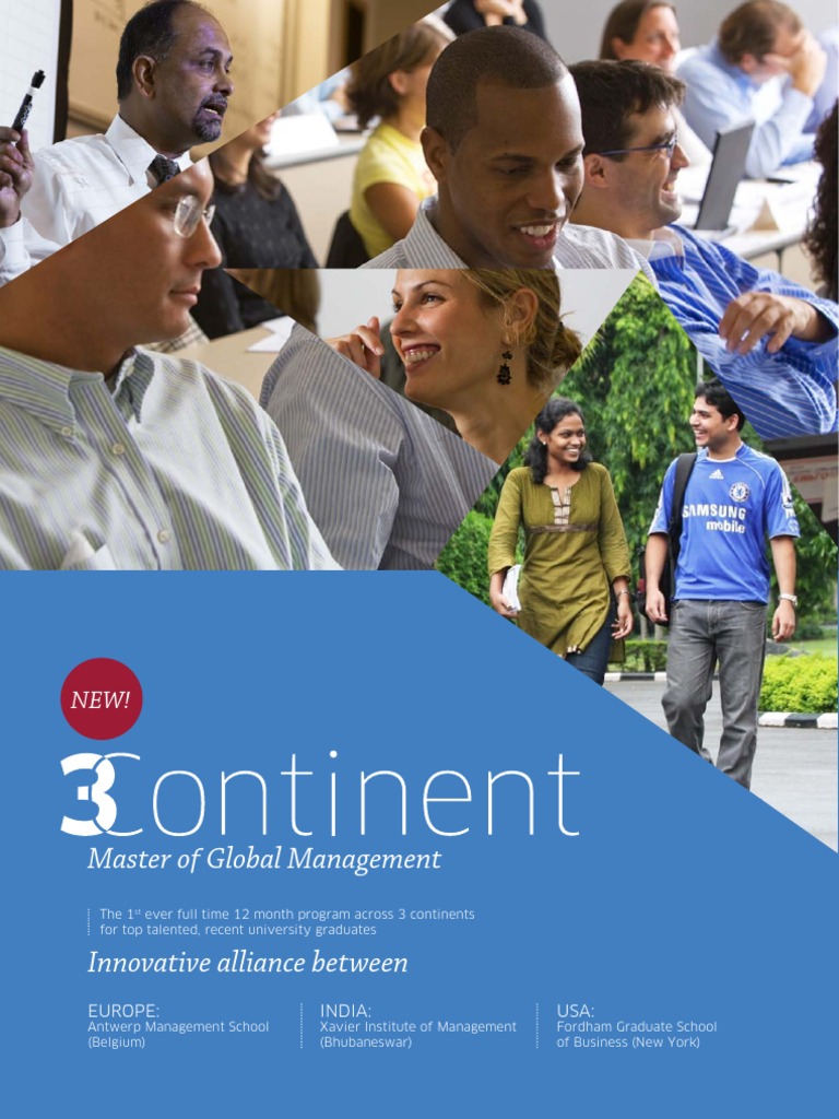 3Continent Master in Global Management | PDF | University And College ...