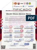 Certificado: Yanette Silvana Aparicio Rivera