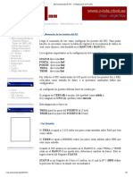 Configuración puertos PIC