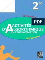Cahier Des Activités D'algorithmique SC
